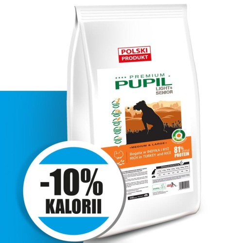 PUPIL Premium Light & Senior Medium & Large  Indyk 3kg