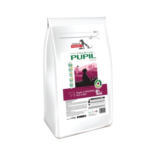 PUPIL Premium Adult Mini  Wołowina 1,6 kg
