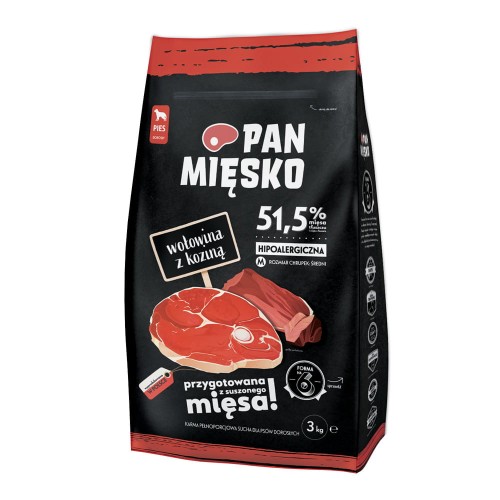 Pan Mięsko Wołowina z Koziną  M 3kg