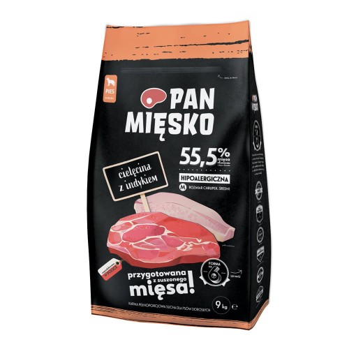 Pan Mięsko Cielęcina z Indykiem  M 9kg