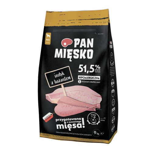 Pan Mięsko Indyk z Bażantem  S 9kg 