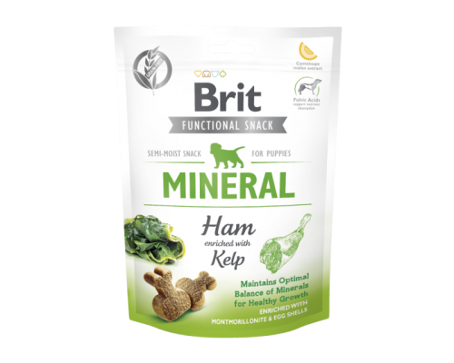 BRIT CARE Functional Snack MINERAL PUPPY  Szynka 150g
