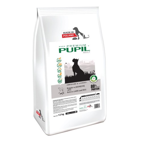 PUPIL Premium Adult Medium & Large Jagnięcina 12kg