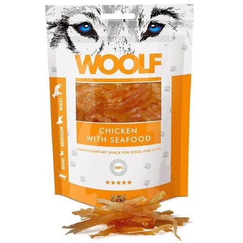 WOOLF Chicken With Seafood - kurczak z owocami morza 100g