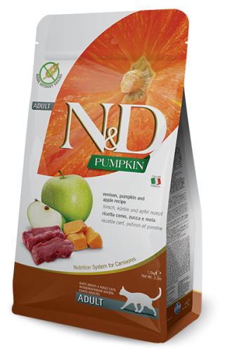 FARMINA N&D PUMPKIN Adult Jeleń z dynią i jabłkiem 1,5kg