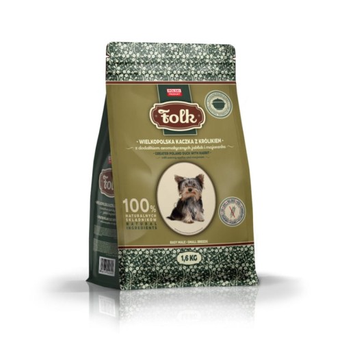 FOLK MINI Wielkopolska kaczka z królikiem z dodatkiem aromatycznych jabłek i majeranku 1,6 kg 