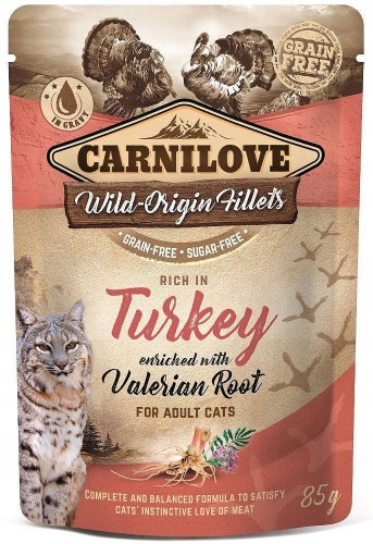 CARNILOVE For Adult Cat Turkey Z Indykiem 85g