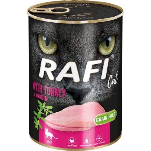 RAFI Z Indykiem dla kota 400g 