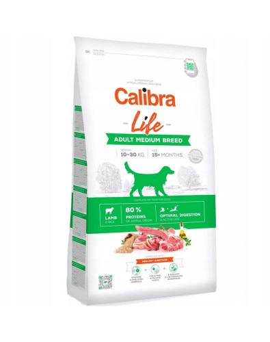 CALIBRA Life Adult Medium Jagnięcina 12 kg 