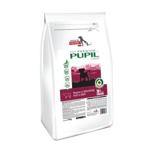 PUPIL  Premium Junior Medium & Large Wołowina  12 kg 