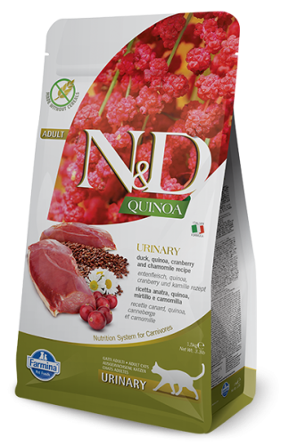 FARMINA N&D QUINOA URINARY  Kaczka z żurawiną 300g  