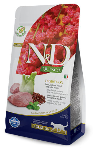 FARMINA N&D QUINOA DIGESTION Jagnięcina z koprem włoskim 300g   