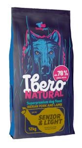 IBERO NATURAL SENIOR/LIGHT Wieprzowina & Jagnięcina  12kg plus gratis