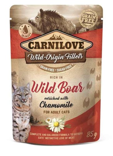 CARNILOVE For Adult Cat Wild Boar z  Dzikiem 85g