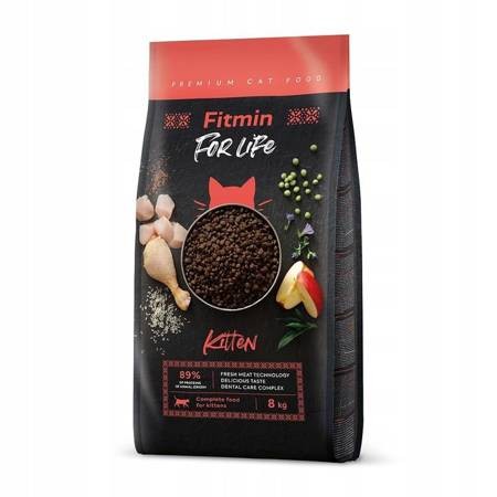 FITMIN CAT FOR LIFE Kitten Kurczak dla kociąt 8kg 