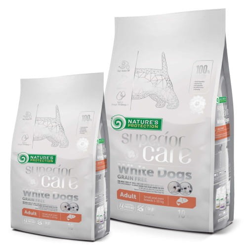 Nature's Protection White Adult Small Breeds Salmon 1,5kg 