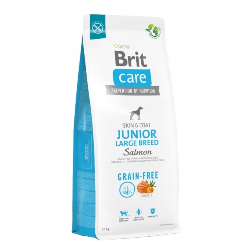 BRIT CARE JUNIOR LARGE Łosoś  12kg