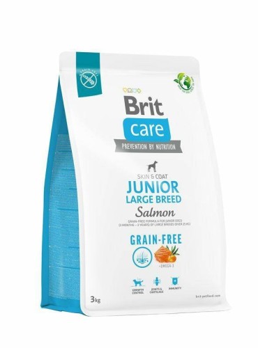 BRIT CARE JUNIOR LARGE Łosoś 3 kg