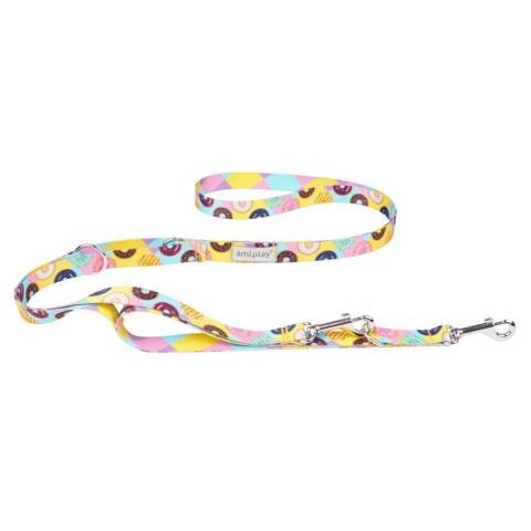 AMIPLAY Smycz regulowana 7w1 DONUT 