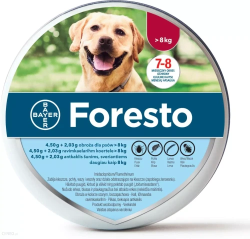 Bayer Foresto obroża  dla psa powyżej 8kg dł. 70cm