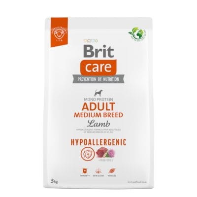 BRIT CARE ADULT MEDIUM Jagnięcina  3 kg