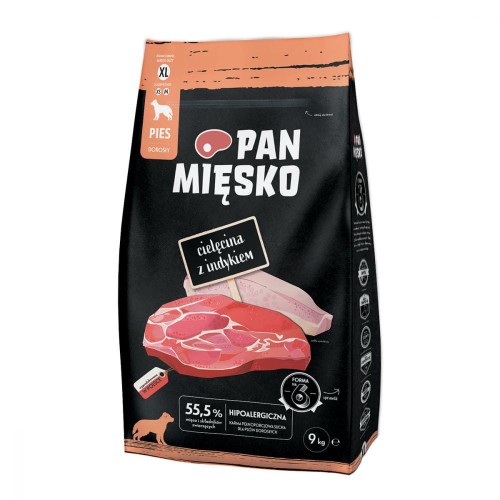Pan Mięsko Cielęcina z Indykiem  XL 9kg 