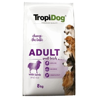 TROPIDOG Adult Small Jagnięcina 8kg
