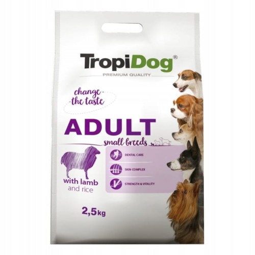 TROPIDOG Adult Small Jagnięcina  2,5kg 