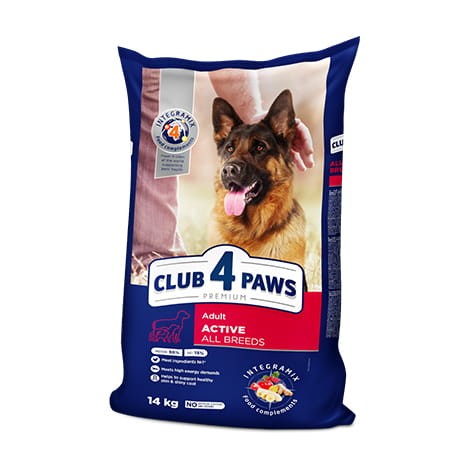 CLUB 4 PAWS Adult Active Kurczak 14kg