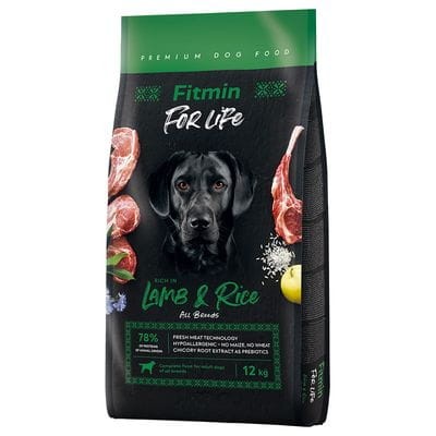 FITMIN FOR LIFE Adult Jagnięcina z Ryżem 12kg