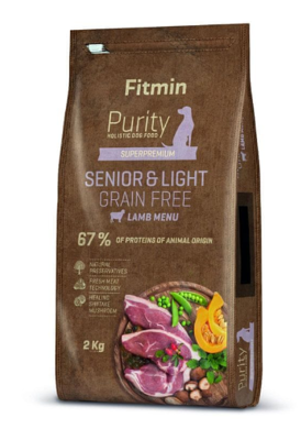 FITMIN PURITY  Senior & Light  Jagnięcina  2 kg 