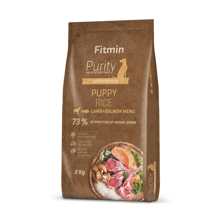 FITMIN PURITY Puppy Jagnięcina i Łosoś 2kg