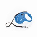 FLEXI Smycz automatyczna Classic Taśma S 15kg  niebieska 5m