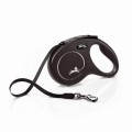 FLEXI Smycz automatyczna  Classic Taśma M 25kg  czarna 5m 