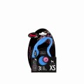 FLEXI Smycz automatyczna Classic Taśma XS 12kg  niebieska 3m