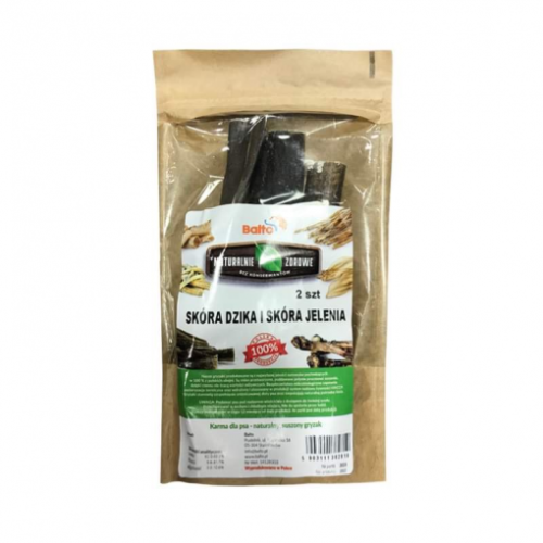 BALTO Skóra dzika i skóra z jelenia 2szt
