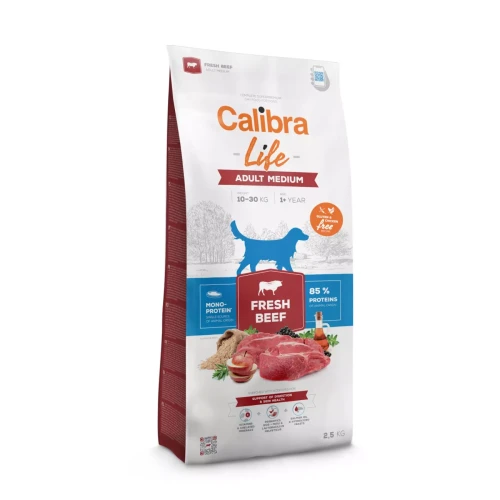 CALIBRA  Life Adult Medium Fresh Wołowina 2,5kg  