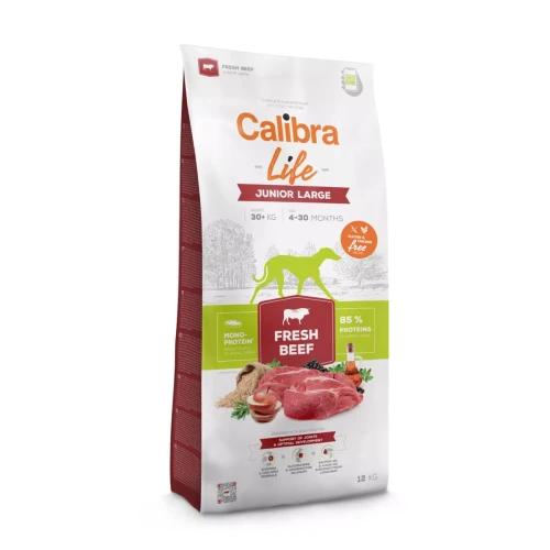 CALIBRA Life Junior Large Fresh Wołowina 12kg