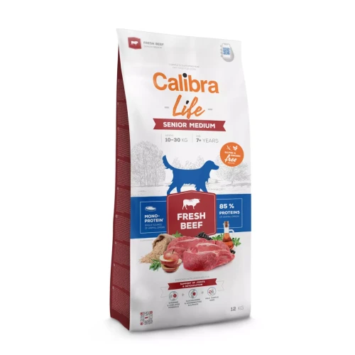 CALIBRA Life Senior Medium Fresh Wołowina 12kg