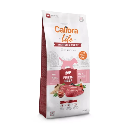 CALIBRA Life Starter&Puppy Fresh Wołowina 750g 