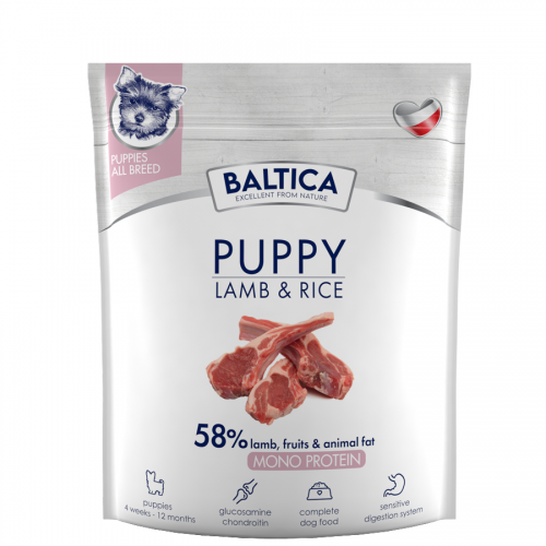 BALTICA Puppy Jagnięcina z ryżem 1kg