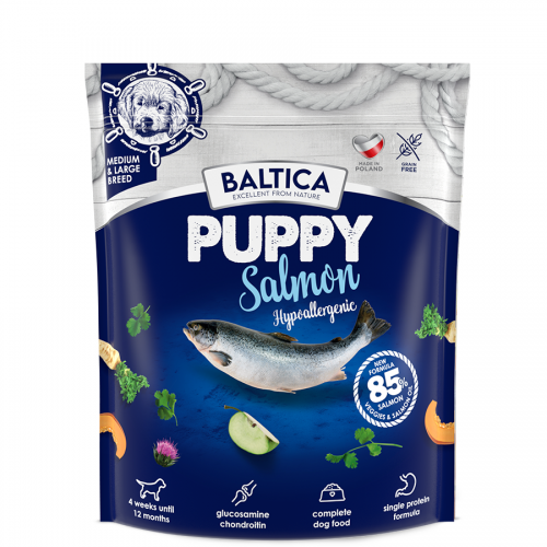 BALTICA Puppy M/L  Hypoalergiczna Łosoś 1kg  