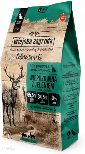 Wiejska Zagroda Leśne Smaki Wieprzowina z Jeleniem 9kg  