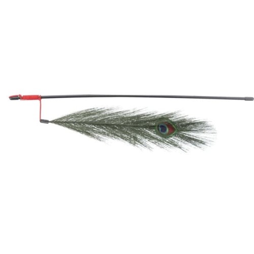 TRIXIE Wędka z pawim piórem