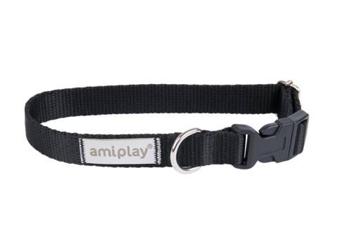 AMIPLAY Samba Obroża regulowana czarna  
