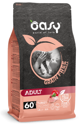OASY Grain Free Adult Turkey 1,5kg 