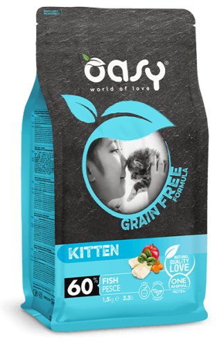 OASY Grain Free Kitten Fish 1,5kg 