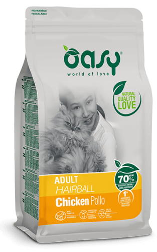 OASY Lifestage Adult Hairball Chicken 1,5kg 