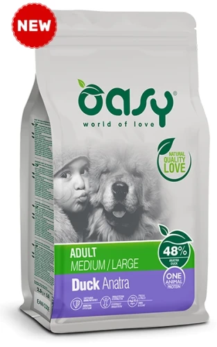 OASY ONE ANIMAL PROTEIN Adult Medium/Large Duck 2,5kg