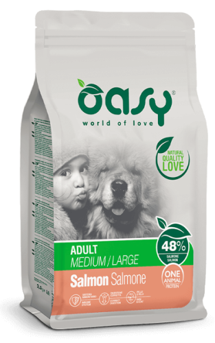 OASY ONE ANIMAL PROTEIN Adult Medium/Large Salmon 2,5kg